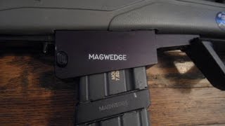 SKS G9 Magwedge magazine adapter first try and shooting rapid fire [upl. by Latrice9]