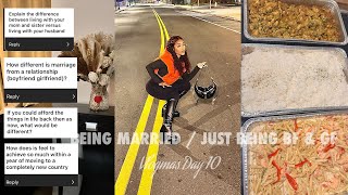 THE DIFFERENCE BETWEEN BEING MARRIED  JUST BOYFRIEND amp GIRLFRIEND  NIGHT OUT  Vlogmas Day 10 [upl. by Colson]