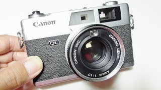 キャノン ニューキャノネットQL17Lの使い方 How to use CANON New CANONET QL17L 1960s Compact Camera [upl. by Evelc294]