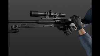 Steyr HS 50 M1  Viewmodel animation [upl. by Feltie532]