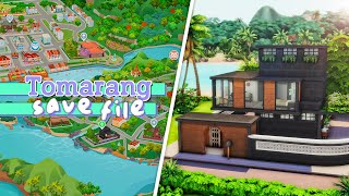 THE MOST BEAUTIFUL TOMARANG SAVE FILE a must have sims 4 save file [upl. by Anastasie]