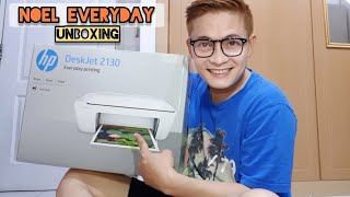 UNBOXING HP DESKJET 2130 EVERYDAY PRINTING  NOEL EVERYDAY [upl. by Esimorp238]