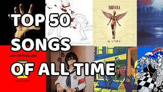 My 50 Favourite Songs Of All Time [upl. by Latouche418]