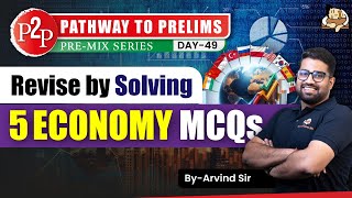 5 Economy MCQs for Prelims 2025  Economy for UPSC 2025  Sleepy Classes [upl. by Medea128]