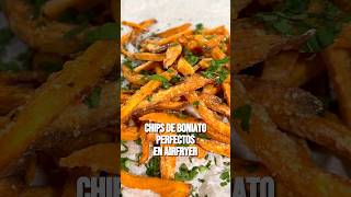 CHIPS DE BONIATO EN AIRFRYER receta airfryer recetas [upl. by Costin]