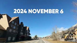 2024 NOVEMBER 6 CANADA CANMORE BANFF [upl. by Saref]