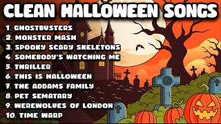 Clean Halloween Songs Playlist 🎃 Clean Halloween Music for School  Classroom [upl. by Ennael797]