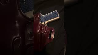 Hand made pistol Holster for my Ruger SR 1911 [upl. by Katee367]