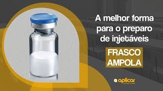 A melhor forma para o preparo de Injetáveis  FRASCO AMPOLA [upl. by Peisch]