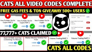 8 Oct Cats All Video Codes  Earn 1000 Just by Listening To Music  Cats Youtube Video Code New [upl. by Entruoc16]