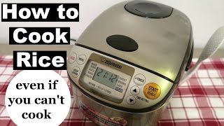 How to Cook Rice Perfectly  Zojirushi Rice Cooker Review [upl. by Nhguavahs255]