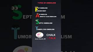 TYPES OF EMBOLISM [upl. by Notgnirrac]