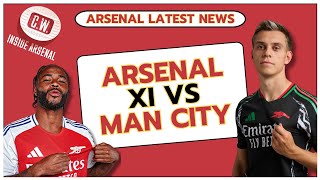 Arsenal latest news Predicted XI vs Man City  Artetas big decisions  Smith Rowe transfer [upl. by Nagiam]