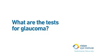 What are the tests for glaucoma [upl. by Emoryt]