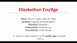 Elizabethan Age Part1  বাংলা লেকচার  Jacobean era  Golden Age in History of English literature [upl. by Sarchet]