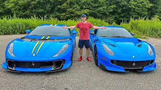 Ferrari 812 Competizione Vs F12 TDF Head To Head Review Part 1 [upl. by Asik922]