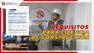 REQUISITOS PARA SACAR LICENCIA DE CONSTRUCCIÓN 🏗 [upl. by Glaab]