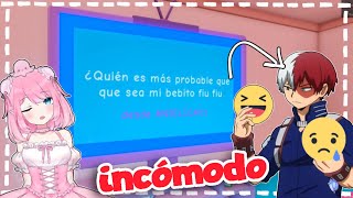 PREGUNTAS 100 INCOMODAS CON MI BEBITO FIU FIU 🥰👀 VTUBER SE SONROJA 🍓 ANIELICA ROBLOX [upl. by Lyrret]