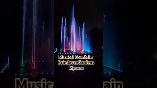 Musical Fountain Brindavan Garden KRS Dam Mysore dam mysore water krsdamwater [upl. by Riamo]