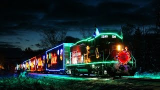 HD Canadian Pacific Holiday Train Chase 2014 112814 [upl. by Klingel944]