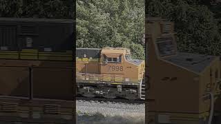 NS 7585 BNSF 7998 and 4653 Locomotives [upl. by Noitsuj]