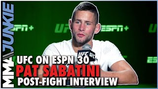 Pat Sabatini surprised Emmers didnt address ankle lock sooner  UFC on ESPN 30 [upl. by Malilliw]