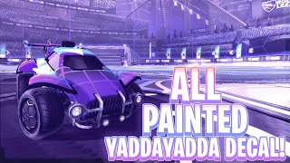 ALL NEW PAINTED YADDAYADDA DECAL Rocket League Season 13 Update [upl. by Bellamy]