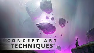 Epic Concept Art Walkthrough  Paint with me [upl. by Anera]