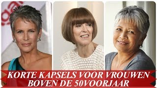 Nieuwe korte kapsels voor vrouwen boven de 50 voorjaar 2018 [upl. by Ttenyl705]