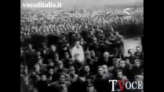 Ultimo discorso pubblico del Duce Benito Mussolini al Teatro Lirico di Milano 16 dicembre 1944 [upl. by Ynatsyd138]