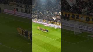 Ja den SG Dynamo Walzer tanzen wir 🥳 30 Heimsieg gegen Bielefeld 💪🏼🖤💛 [upl. by Nairim]