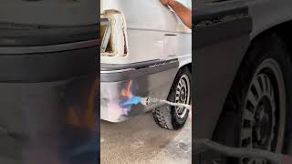 Çok basit şekilde plastik parlatma yöntemi automobile detailwork detailesshortvideos [upl. by Danzig192]