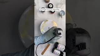 How to make a Resin Clock  Step by Step Resin Art Tutorial  Resin art wall clock resinartwork [upl. by Tharp832]