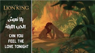 The Lion King  Can You Feel The Love Tonight Arabic  SubsampTrans [upl. by Eerual172]