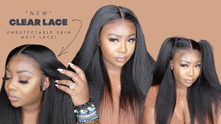 MUST HAVE Lets Slay This UNDETECTABLE NEW CLEAR LACE Yaki Straight Wig  XRSBEAUTYHAIR [upl. by Godber444]