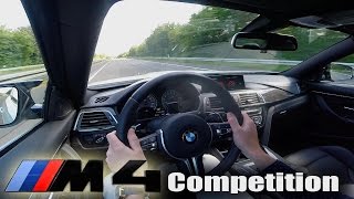 BMW M4 Competition F82 TOP SPEED amp ACCELERATION 0285 kmh Autobahn Test Drive [upl. by Ahseined956]