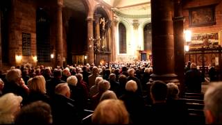 Froncysyllte Male voice choir performing in St Alukmunds church Whitchurch March 2013 [upl. by Ahsha]