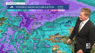 Wintry mix will create slick travel conditions snow likely Saturday [upl. by Onileva259]