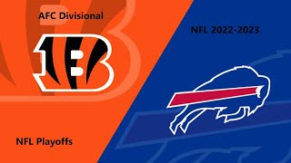 NFL 20222023 Season  AFC Divisional Bengals  Bills [upl. by Pillow]