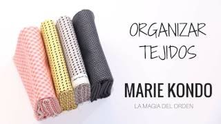 Cómo ORGANIZAR telas Método MARIE KONDO [upl. by Enitram]