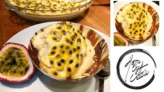 PASSION FRUIT MOUSSE  Only 3 Ingredients [upl. by Aiehtela]