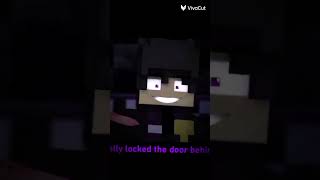 good Michael Afton and evil William Afton Minecraft animation my friend MADBLUERandomness [upl. by Ralleigh]