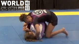 Cassia Moura vs Catherine Carr  World NoGi 2023 [upl. by Eleph]