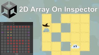 Unity Custom Editor Scripting  How to create a grid in the inspector using a 2D array [upl. by Nahtaneoj]