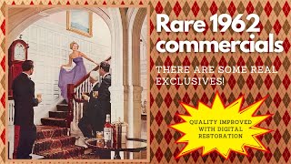 Rare 1962 commercials  Quality improved with digital restoration [upl. by Edythe96]