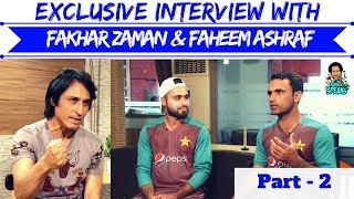 Fakhar Zaman amp Faheem Ashraf interview  Part2 [upl. by Flinn]