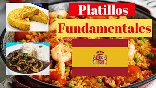 TOP 10 PLATILLOS DE LA COMIDA ESPAÑOLA  PLATILLOS TIPICOS DE ESPAÑA [upl. by Tedie]