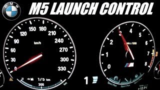 BMW M5 F10 560hp Launch Control 0100 kmh 060 mph [upl. by Bramwell]