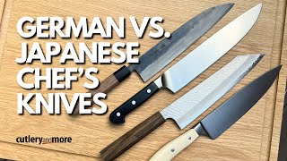 German vs Japanese Chefs Knives [upl. by Colwin]