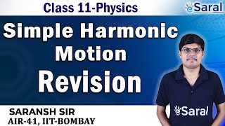 Simple Harmonic Motion SHM Revision Physics Class 11 JEE NEET [upl. by Vassili]